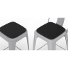 Buy Square Cushion for Bistrot Metalix stool Black 58992 at MyFaktory