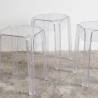 Buy Stool  Victoire - 47cm - Design Transparent Transparent 29572 at MyFaktory