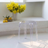 Buy Stool  Victoire - 47cm - Design Transparent Transparent 29572 - prices