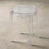 Buy Stool 47cm - Design Transparent - Pauline  Transparent 29572 - in the EU