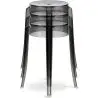 Buy Stool  Victoire - 47cm - Design Transparent Light grey 29572 - in the EU