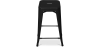 Buy Industrial Design Bar Stool - Matte Steel - 60cm - Metalix Mint 58993 at MyFaktory