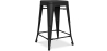 Buy Industrial Design Bar Stool - Matte Steel - 60cm - Metalix Mint 58993 in the Europe