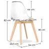 Buy Dining Chair Transparent Scandinavian Design - Sely  Transparent 58592 at MyFaktory
