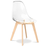 Buy Dining Chair Transparent Scandinavian Design - Sely  Transparent 58592 in the Europe