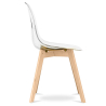 Buy Dining Chair Transparent Scandinavian Design - Sely  Transparent 58592 home delivery
