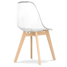 Buy Dining Chair Transparent Scandinavian Design - Sely  Transparent 58592 with a guarantee