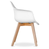 Buy Dining Chair with Armrests - Scandinavian Style - Amir Black 58595 home delivery