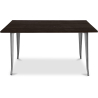 Buy Bistrot Metalix Industrial Dining Table - 140 cm - Dark Wood Steel 58996 at MyFaktory