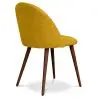 Buy Dining Chair - Upholstered in Fabric - Scandinavian Style -Bennett Yellow 58982 - in the EU
