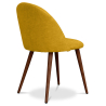 Buy Dining Chair - Upholstered in Fabric - Scandinavian Style -Bennett Yellow 58982 with a guarantee