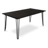 Buy Hairpin Dining table 170x90 cm  Natural wood 59000 home delivery