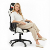 Buy Gaming Desk Chair Reclinable 180º Ergonomic  White 59025 at MyFaktory