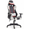Buy Gaming Desk Chair Reclinable 180º Ergonomic  White 59025 - in the EU