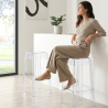 Buy Bar Stool Victoire - 65cm - Design Transparent Transparent 29573 in the Europe