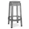 Buy Bar Stool Victoire - 65cm - Design Transparent Light grey 29573 - in the EU
