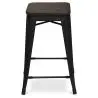 Buy Bar Stool - Industrial Design - Wood & Steel - 60cm -Metalix Green 58354 at MyFaktory
