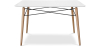 Buy Table de salle à manger rectangulaire Deswood  White 59075 - in the EU