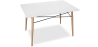 Buy Table de salle à manger rectangulaire Deswood  White 59075 home delivery