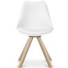 Buy Premium Scandinavian design Brielle chair with Cushion White 58292 - in the EU
