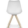 Buy Premium Scandinavian design Brielle chair with Cushion White 58292 home delivery