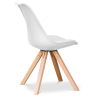 Buy Premium Scandinavian design Brielle chair with Cushion White 58292 in the Europe