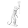 Buy Table Lamp - Monkey Living Room Lamp - Reni White 58443 with a guarantee