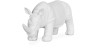Buy Decorative Figure Rhino - Matte White - Rhynom White 59161 - prices