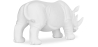 Buy Decorative Figure Rhino - Matte White - Rhynom White 59161 in the Europe