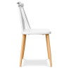 Buy Scandinavian style chair - Jaley White 59145 home delivery