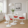 Buy Dining Chair - White Swivel Chair - Tulipa Red 59156 in the Europe