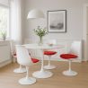 Buy Dining Chair - White Swivel Chair - Tulipa Red 59156 at MyFaktory