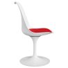 Buy Dining Chair - White Swivel Chair - Tulipa Red 59156 home delivery