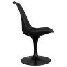 Buy Dining Chair - Black Swivel Chair - Tulipa Black 59159 home delivery