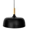 Buy Ceiling lamp in black metal and wood - Cirkas Black 59163 - in the EU