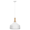 Buy White metal and wood ceiling lamp - Vidar White 59164 - prices