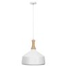 Buy White metal and wood ceiling lamp - Vidar White 59164 - prices