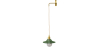 Buy Gold metal and glass wall lamp - Sven Green 59165 - prices