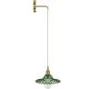 Buy Gold metal and glass wall lamp - Sven Green 59165 - in the EU