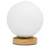 Buy Wooden base globe lamp - Manen Natural wood 59169 - in the EU