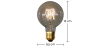 Buy Edison Globe filaments Bulb Transparent 59195 at MyFaktory
