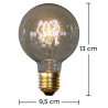 Buy Edison Globe filaments Bulb Transparent 59195 at MyFaktory