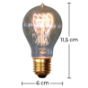 Buy Edison Quad filaments Bulb Transparent 59199 at MyFaktory