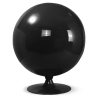 Buy Ballon Chair - Black Shell and White Interior - Faux Leather White 19540 in the Europe