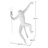 Buy Hanging Monkey design wall lamp - Resin White 59223 home delivery
