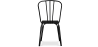 Buy Industrial Style Metal and Dark Wood Chair - Gillet Black 59241 at MyFaktory