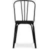 Buy Industrial Style Metal and Dark Wood Chair - Gillet Black 59241 - in the EU