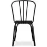 Buy Industrial Style Metal and Dark Wood Chair - Gillet Black 59241 - in the EU