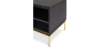 Buy Wooden TV Cabinet - Golden Legs - Zuri Chocolate 59231 in the Europe