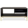 Buy Wooden TV Cabinet - Golden Legs - Zuri Chocolate 59231 - in the EU